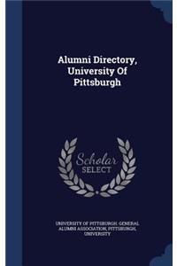 Alumni Directory, University Of Pittsburgh