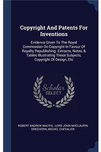 Copyright And Patents For Inventions