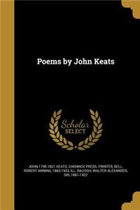 Poems by John Keats