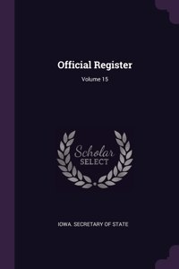 Official Register; Volume 15