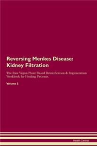 Reversing Menkes Disease: Kidney Filtration The Raw Vegan Plant-Based Detoxification & Regeneration Workbook for Healing Patients. Volume 5