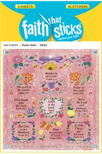 Psalm Quilt - Faith That Sticks Stickers