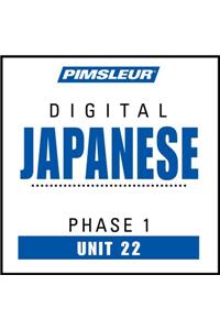 Pimsleur Japanese Level 1 Lesson 22 MP3