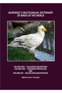 Burridge's Multilingual Dictionary of Birds of the World