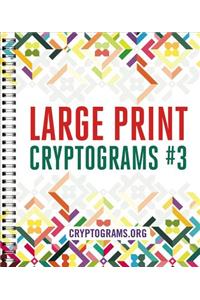 Large Print Cryptograms #3