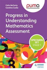 PUMA Stage One (R-2) Specimen Set (Progress in Understanding Mathematics Assessment)
