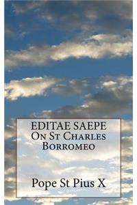 EDITAE SAEPE On St Charles Borromeo