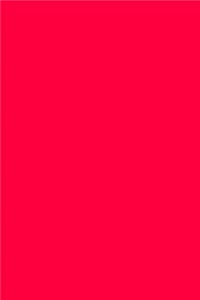 Journal Electric Crimson Color Simple Plain Crimson Red
