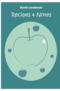 Blank cookbook