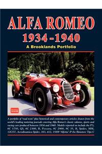 Alfa Romeo 1934-1940 Road Test Portfolio