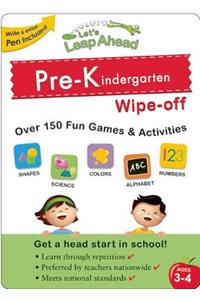 Let's Leap Ahead Pre-K Wipe-off