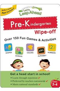 Let's Leap Ahead Pre-K Wipe-Off