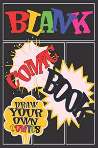 Blank Comic Book Draw Your Own Comics
