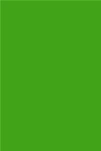 Dot Grid Lime Green colored Bullet Journal