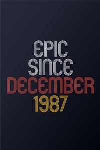 Epic Since December 1987