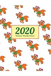 2020 Planner Weekly & Monthly 8.5x11 Inch