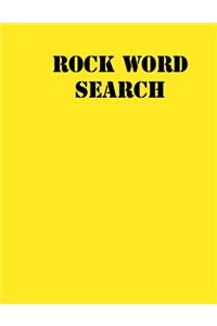 rock Word Search