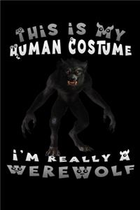 this is my human costume i'm really a werewolf