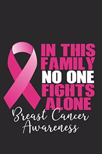 In This Family No One Fights Alone Breast Cancer Awareness