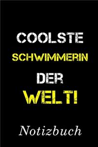Coolste Schwimmerin Der Welt Notizbuch