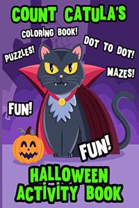 Halloween Activity And Coloring Book