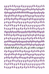 book full of p's, b's, d's, q's with a unique l