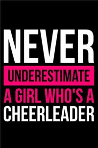Never Underestimate A Girl Who's A Cheerleader