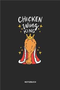 Notizbuch Chicken Wing King Punkteraster