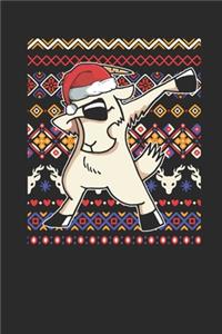 Ugly Christmas - Goat: Small Lined Notebook (6 X 9 -120 Pages) - Ugly Christmas Gift and Holiday Planner For Women, Men, Teens And Kids