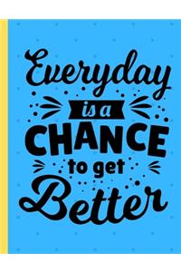 Everday Is a Chance To Get Better