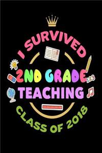 I Survived 2nd Grade Teaching Class Of 2018