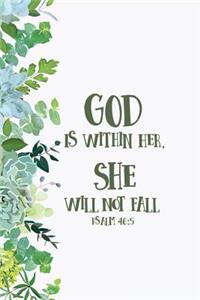 God Is Within Her, She Will Not Fall Psalm 46