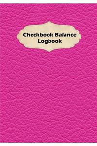 Checkbook Balance Logbook