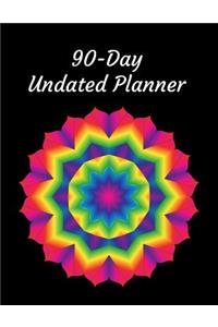 90-Day Undated Planner