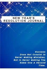 New Years Resolution Journal