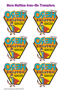 Vacation Bible School (Vbs) Hero Hotline Iron-On Transfers (Pkg of 12)