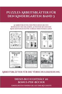 Arbeitsblätter für die Vorschulerziehung (Puzzles Arbeitsblätter für den Kindergarten