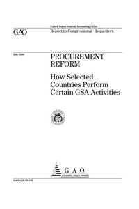 Procurement Reform: How Selected Countries Perform Certain Gsa Activities