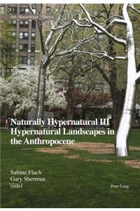 Naturally Hypernatural III: Hypernatural Landscapes in the Anthropocene