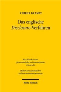 Das englische Disclosure-Verfahren