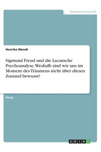 Sigmund Freud und die Lacansche Psychoanalyse. Weshalb sind wir uns im Moment des Träumens nicht über diesen Zustand bewusst?