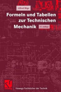 Formeln Und Tabellen Zur Technischen Mechanik