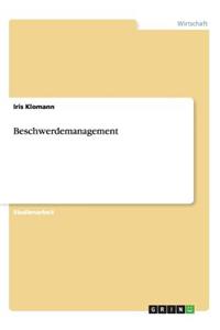 Beschwerdemanagement