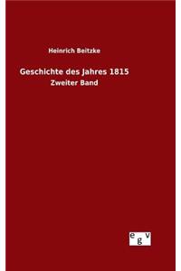 Geschichte des Jahres 1815