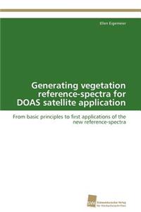 Generating vegetation reference-spectra for DOAS satellite application