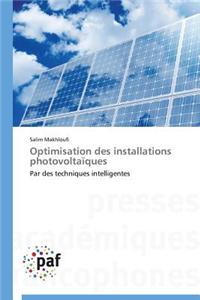 Optimisation Des Installations Photovoltaïques