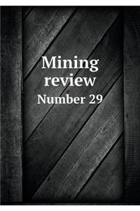 Mining Review Number 29