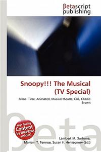 Snoopy!!! the Musical (TV Special)