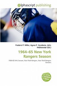 1964-65 New York Rangers Season