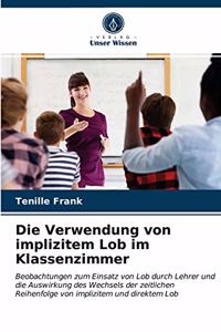 Verwendung von implizitem Lob im Klassenzimmer